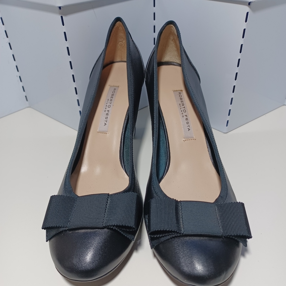 ROBERTO FESTA  Black block heel Shoes size 40